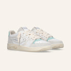 Entjpn Egg Rocket – woman leather sneakers with aquamarine inserts