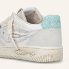 Entjpn Egg Rocket – woman leather sneakers with aquamarine inserts