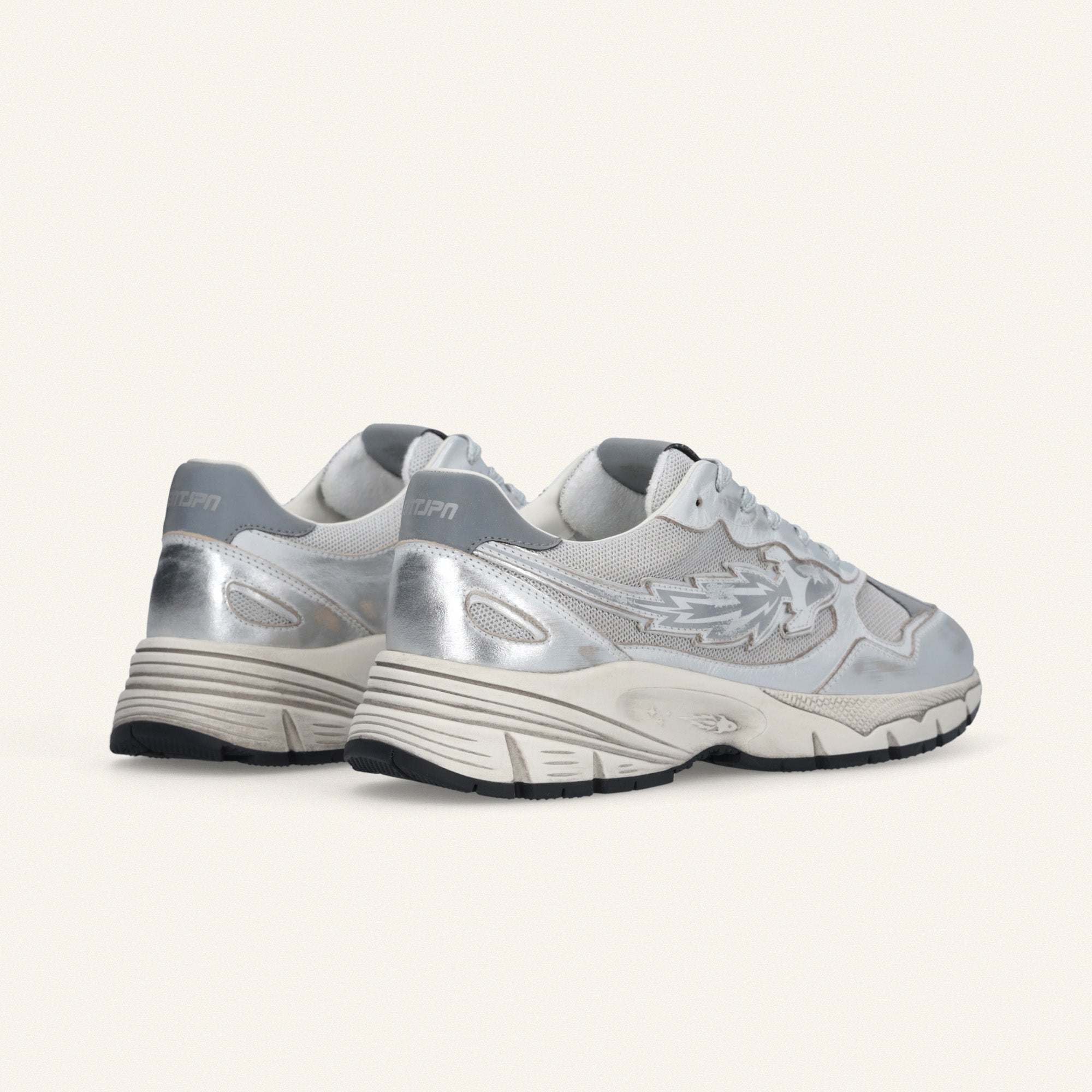 Entjpn Run Rocket - sneakers running metal argento