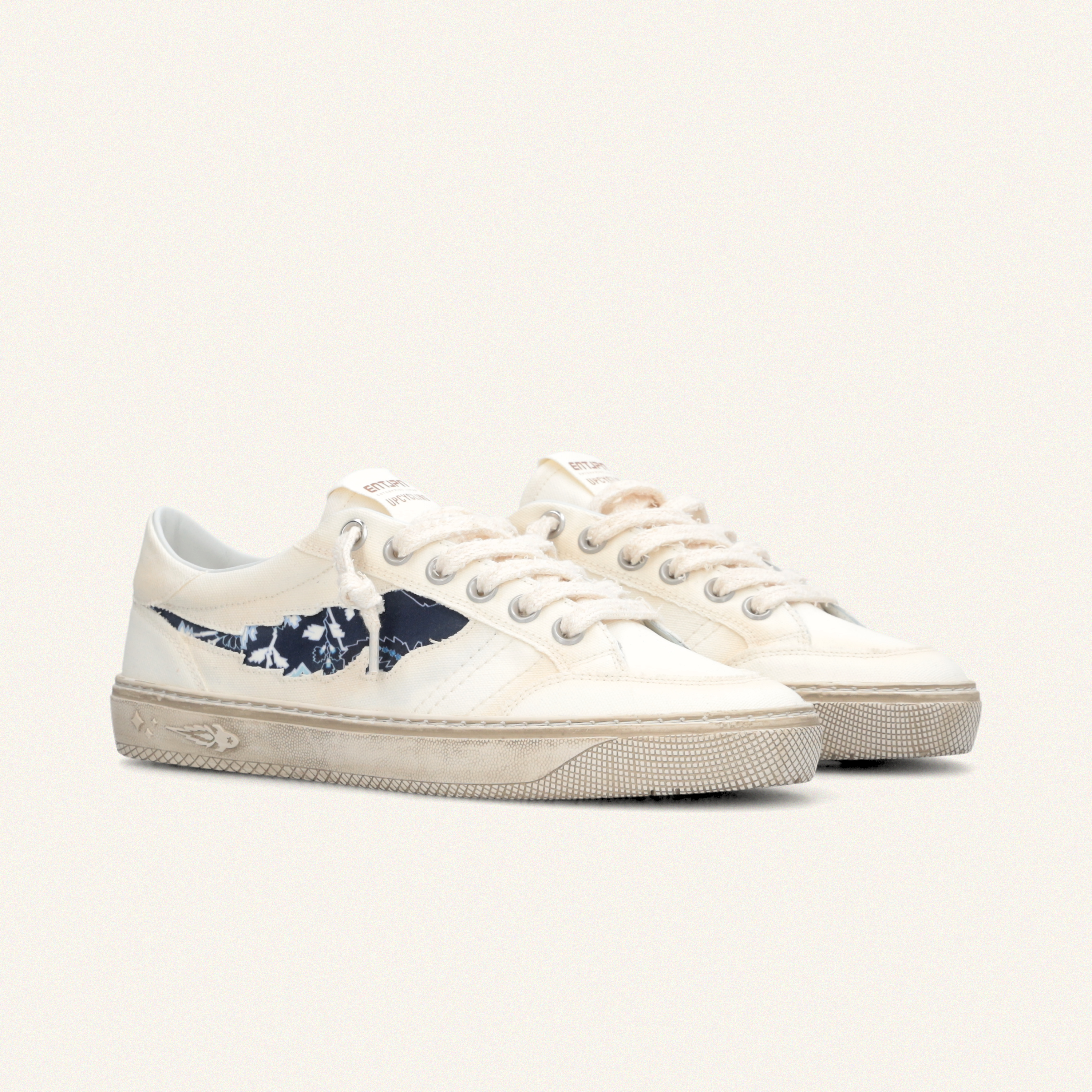 UPCYCLING Entjpn Jupiter Rocket - sneakers unisex in canvas