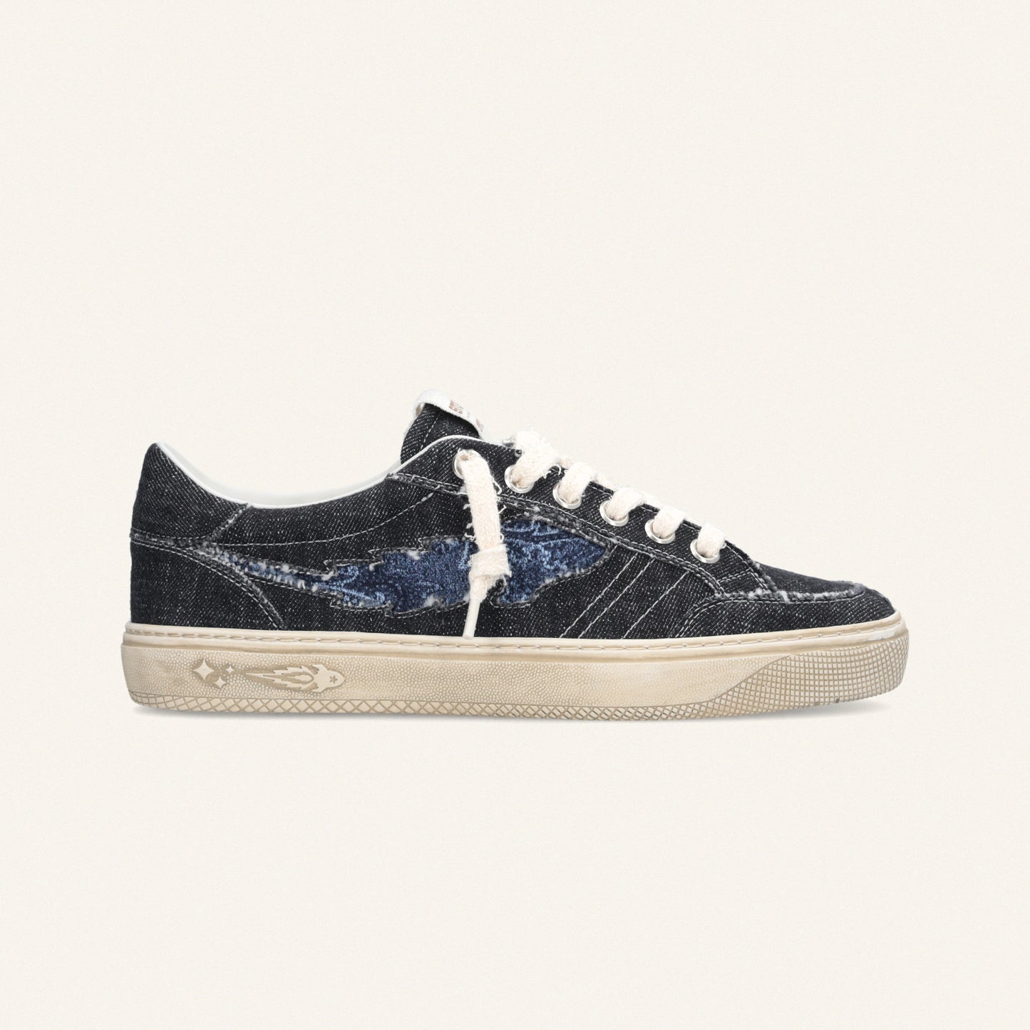 UPCYCLING Entjpn Jupiter Rocket - sneakers unisex in denim