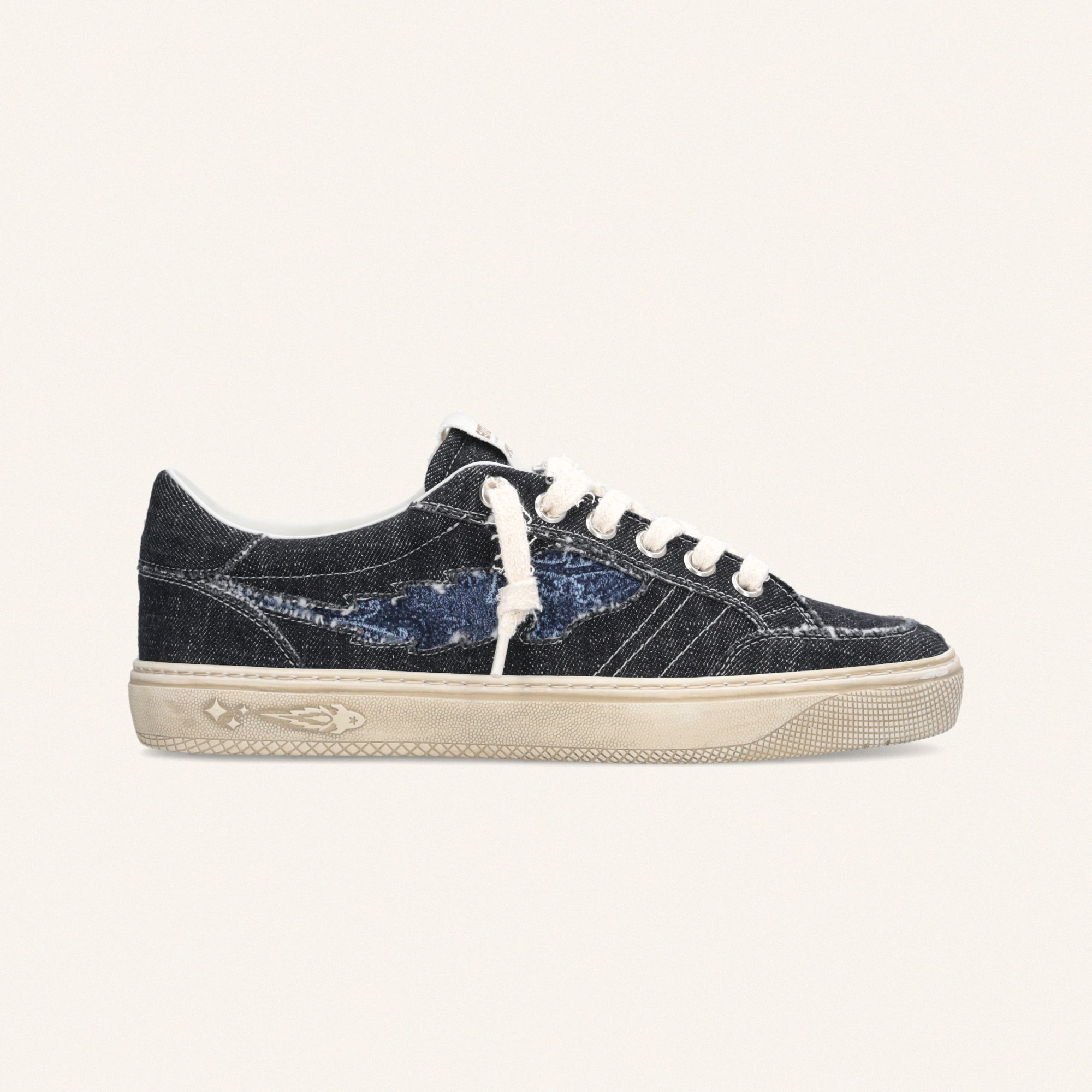 UPCYCLING Entjpn Jupiter Rocket - sneakers unisex in denim