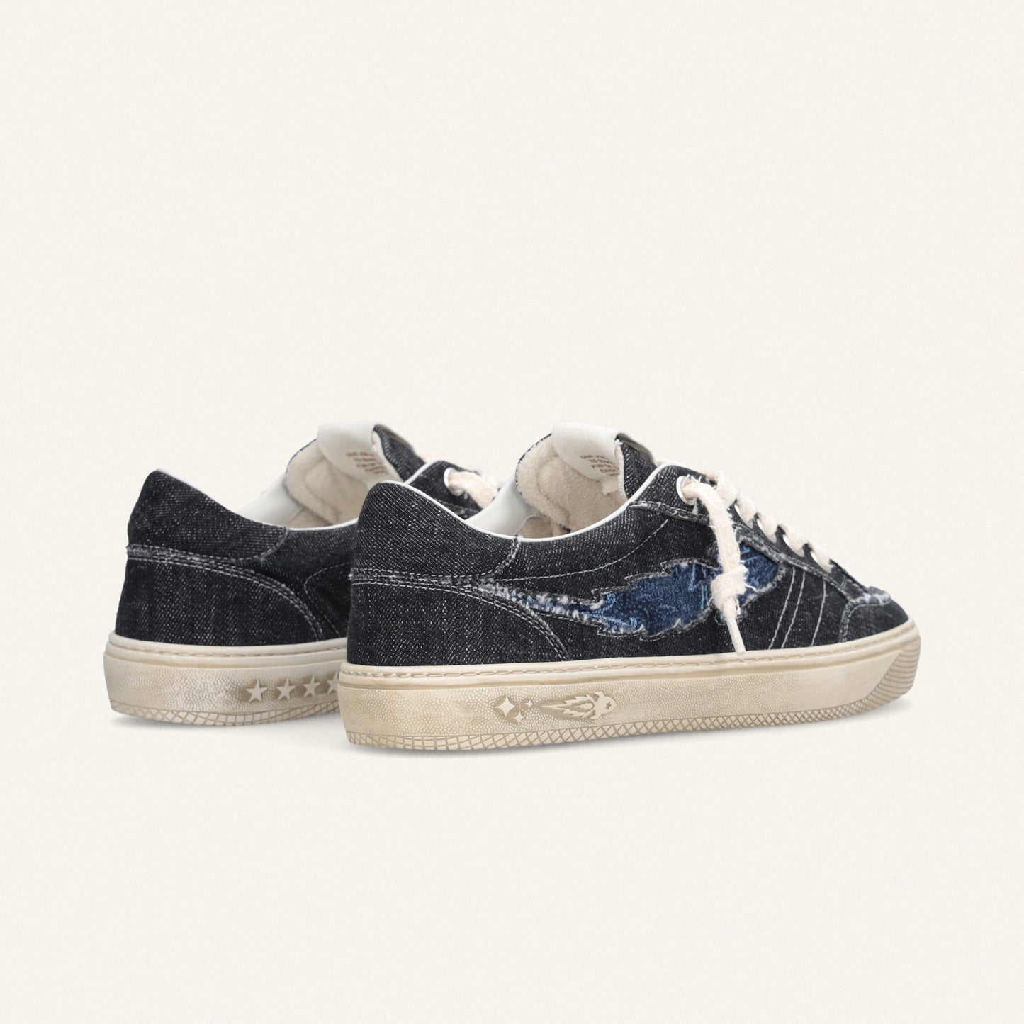 UPCYCLING Entjpn Jupiter Rocket - sneakers unisex in denim