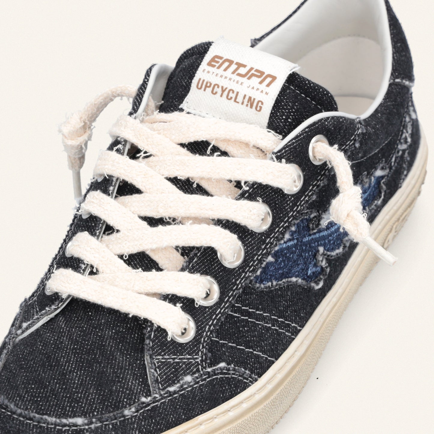 UPCYCLING Entjpn Jupiter Rocket - sneakers unisex in denim