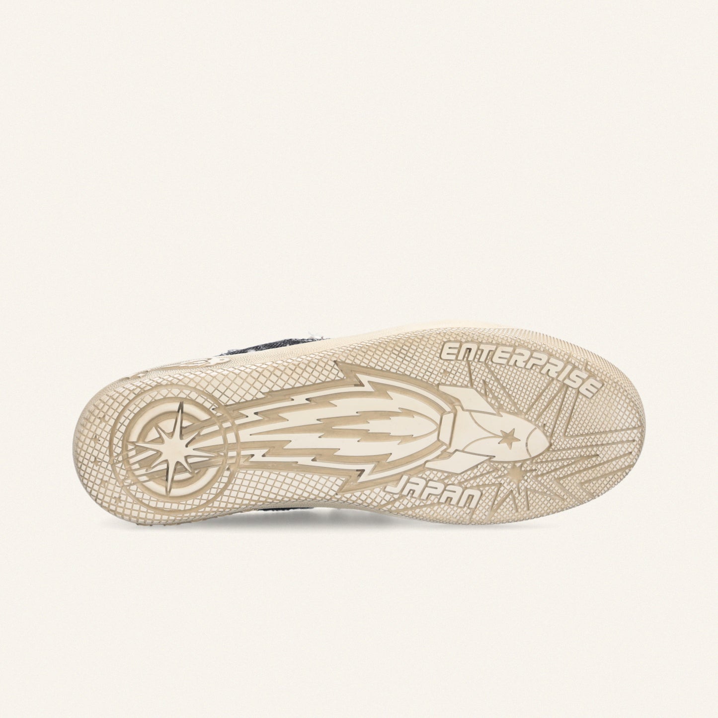 UPCYCLING Entjpn Jupiter Rocket - sneakers unisex in denim