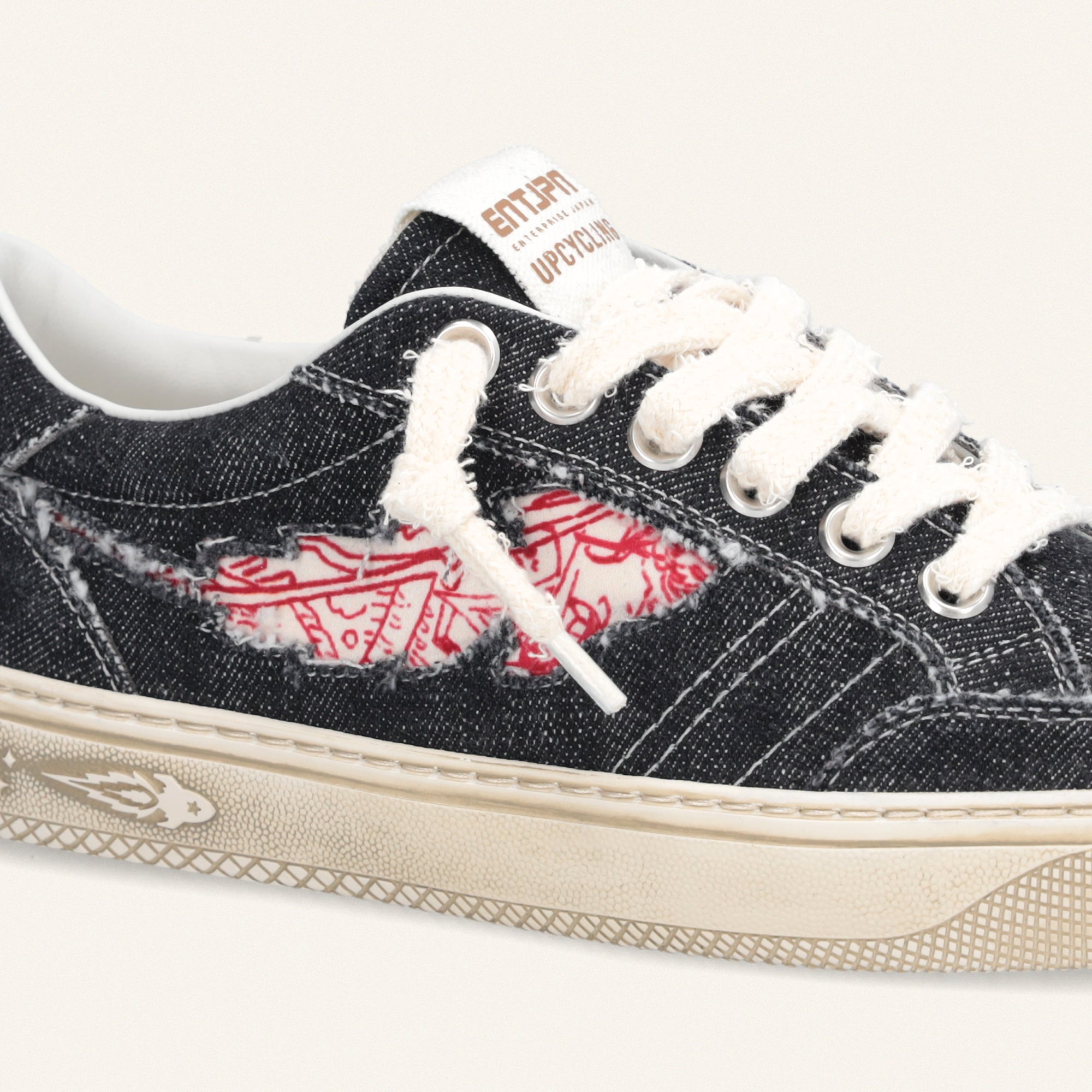 UPCYCLING Entjpn Jupiter Rocket - sneakers unisex in denim