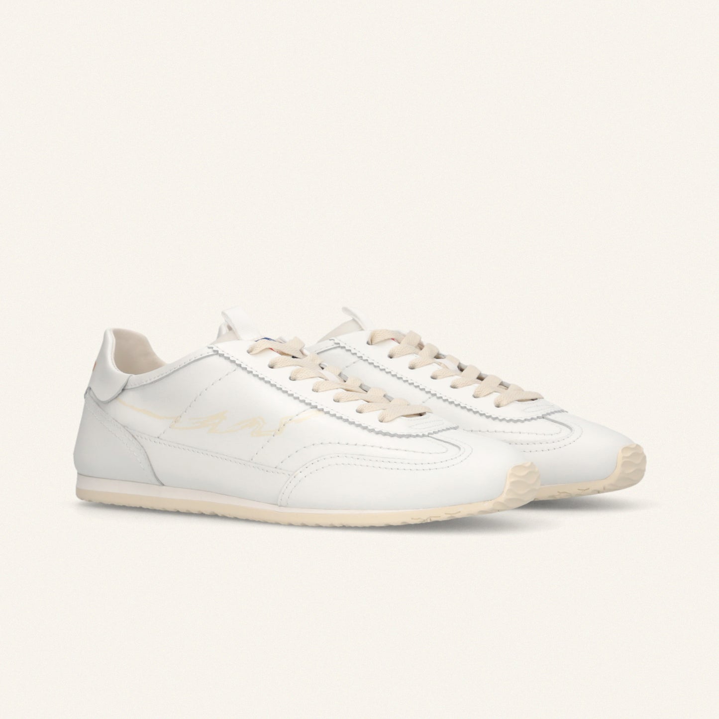 ENTJPN 61 - sneakers in pelle bianca