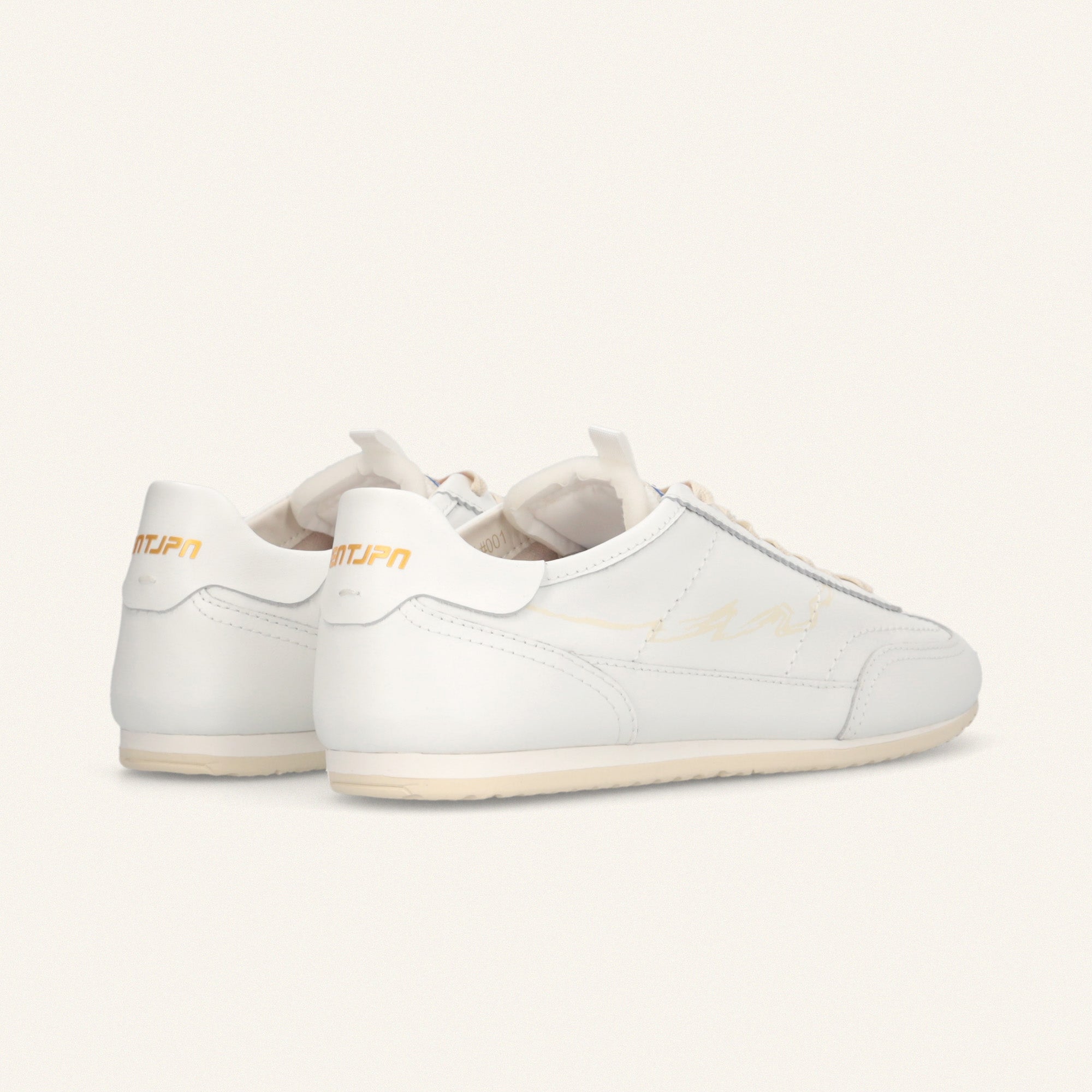 ENTJPN 61 - sneakers in pelle bianca