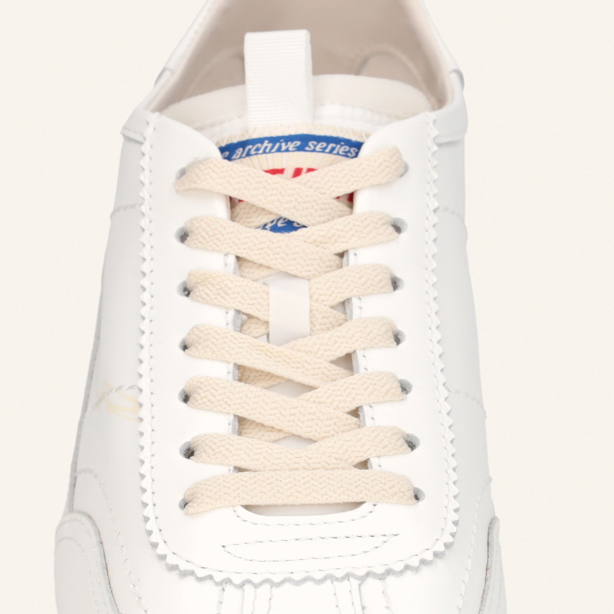 ENTJPN 61 - sneakers in pelle bianca