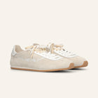 ENTJPN 61 - sneakers in pelle scamosciata sabbia