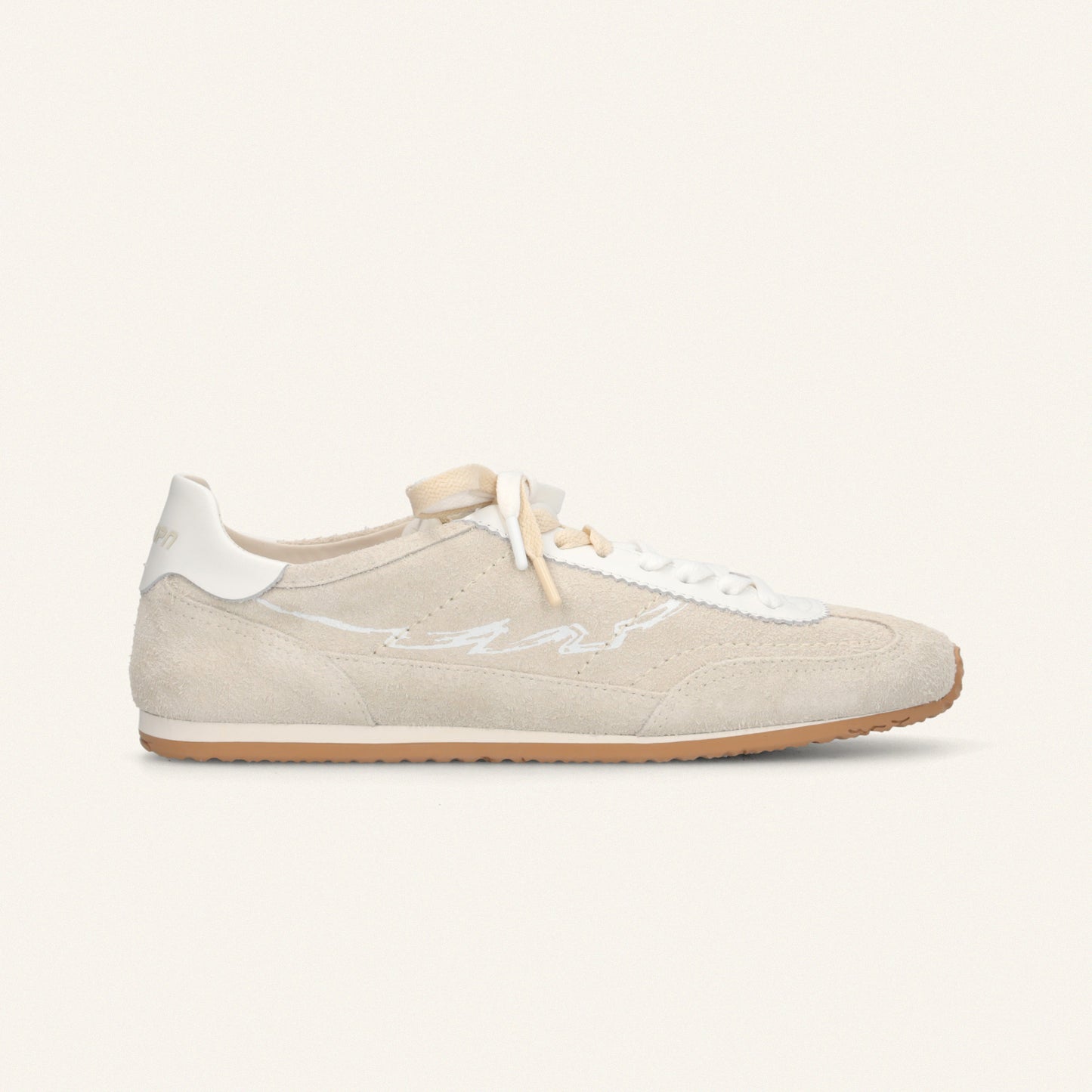ENTJPN 61 - sneakers in pelle scamosciata sabbia