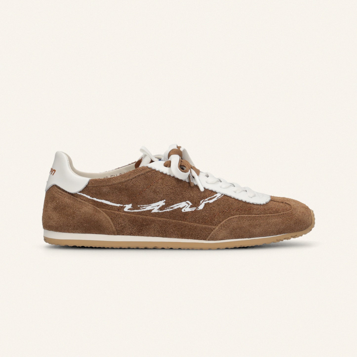 ENTJPN 61 - sneakers in pelle scamosciata marrone
