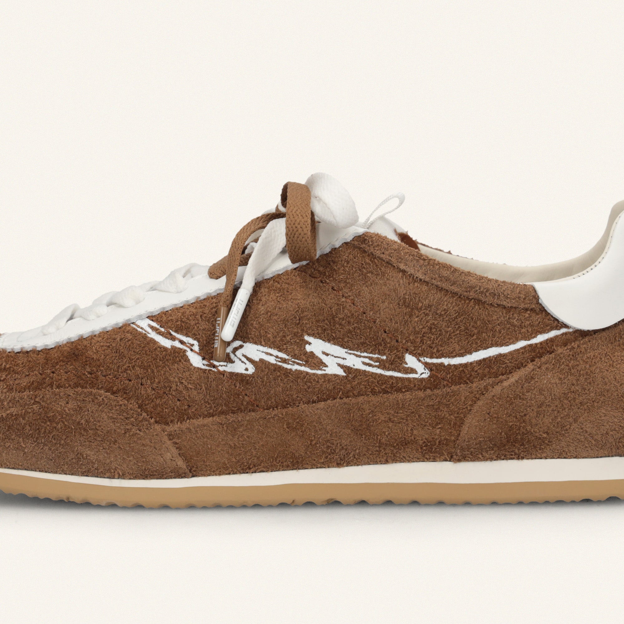 ENTJPN 61 - sneakers in pelle scamosciata marrone