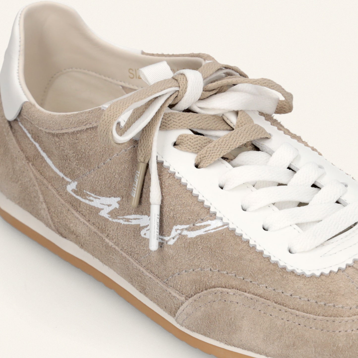 ENTJPN 61 – stone brown suede sneakers