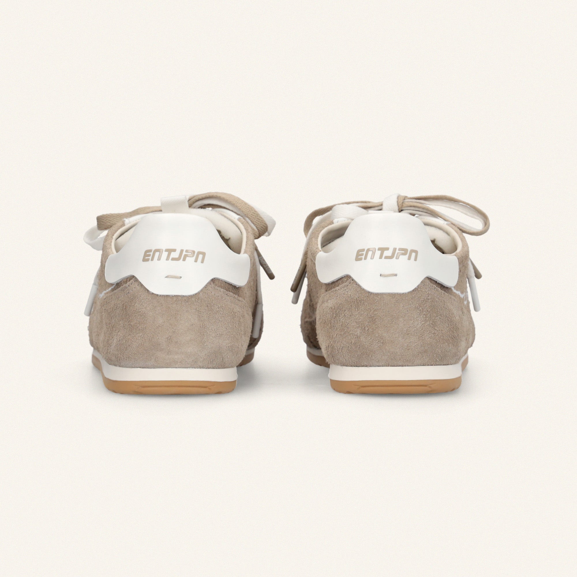 ENTJPN 61 – stone brown suede sneakers