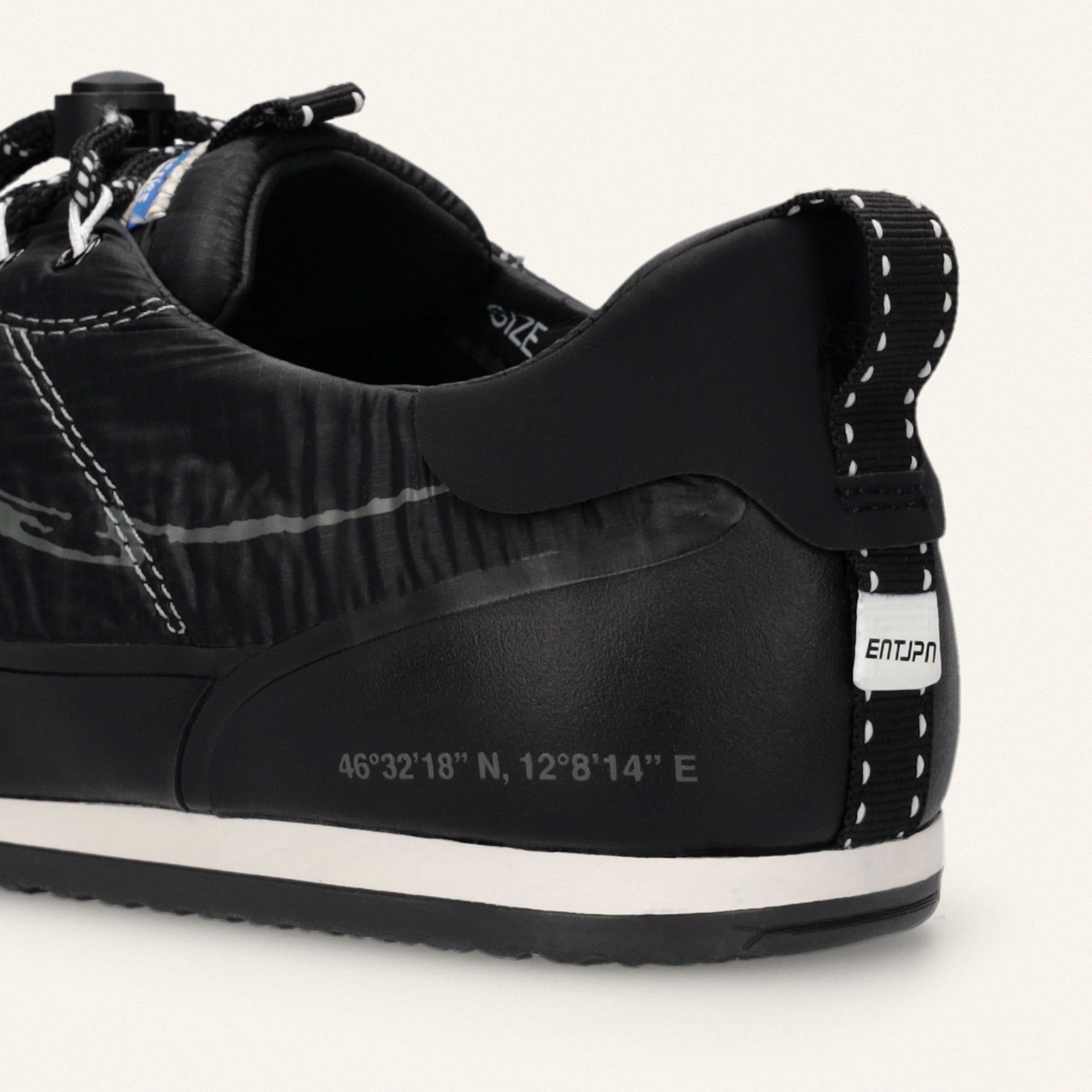 ENTJPN 61 Alpina | The Archive Series black nylon unisex sneakers