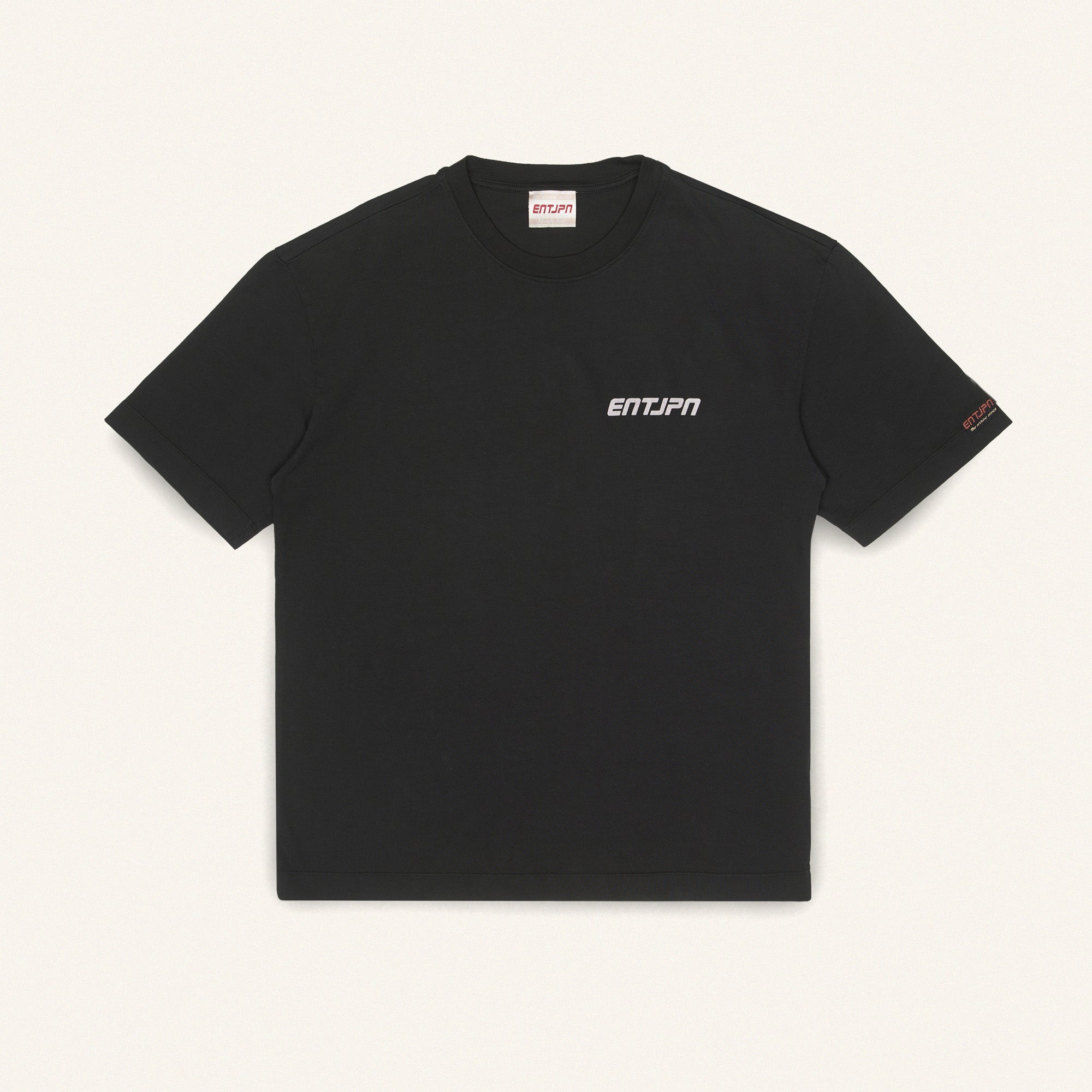 T-shirt in cotone nero con stampa 'Supermarket'
