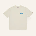 T-shirt in cotone color burro con stampa 'Supermarket'