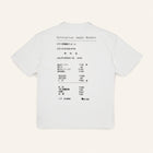 T-shirt in cotone bianco con stampa 'Enterprise Japan Market'