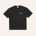 Black cotton T-shirt with “Enterprise Japan Market” print