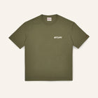 T-shirt in cotone color military con stampa 'Enterprise Japan Market'