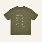 T-shirt in cotone color military con stampa 'Enterprise Japan Market'