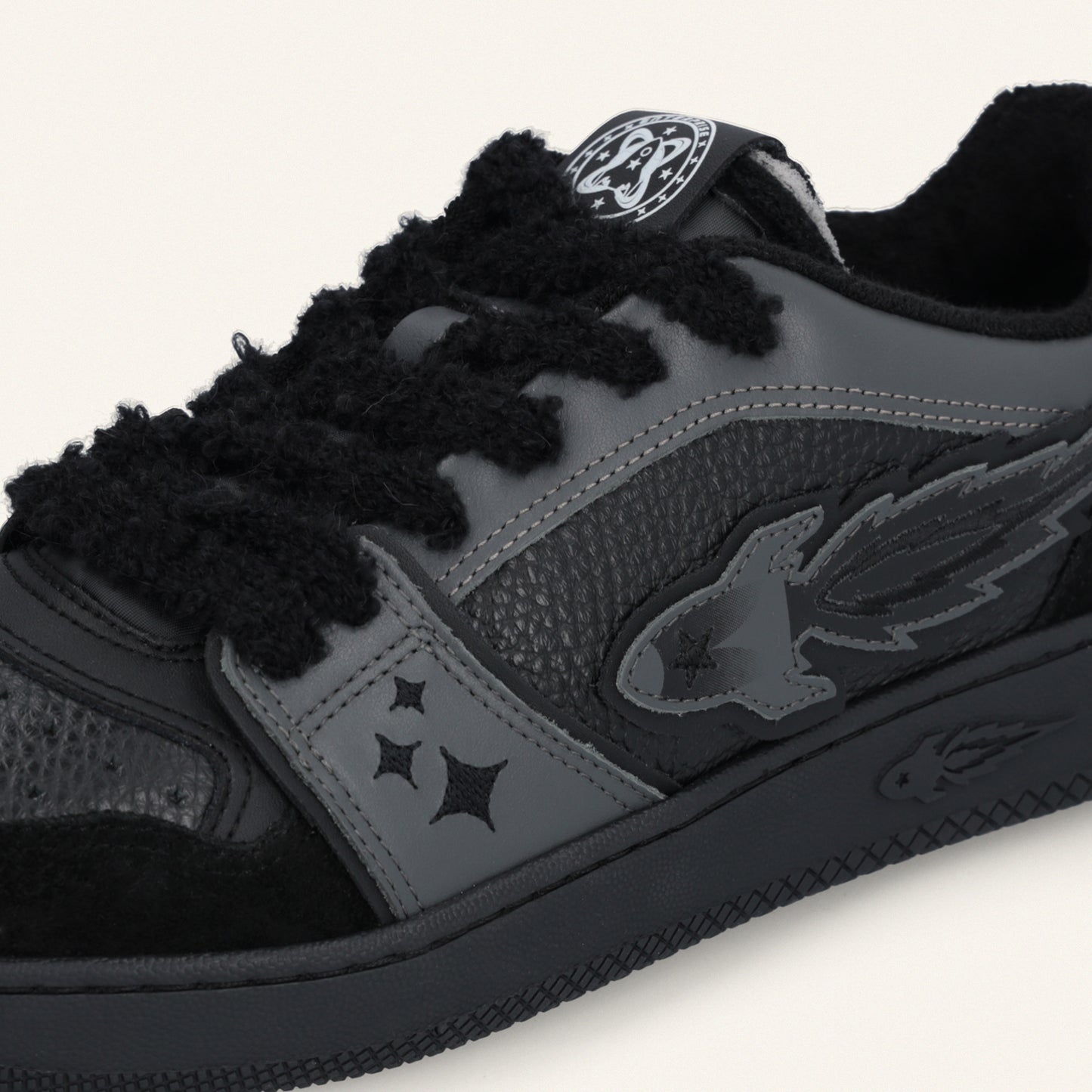 EJ EGG ROCKET BLACK SNEAKERS
