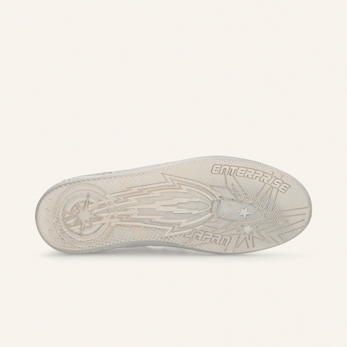 Entjpn Jupiter Rocket - sneakers unisex in pelle bianca