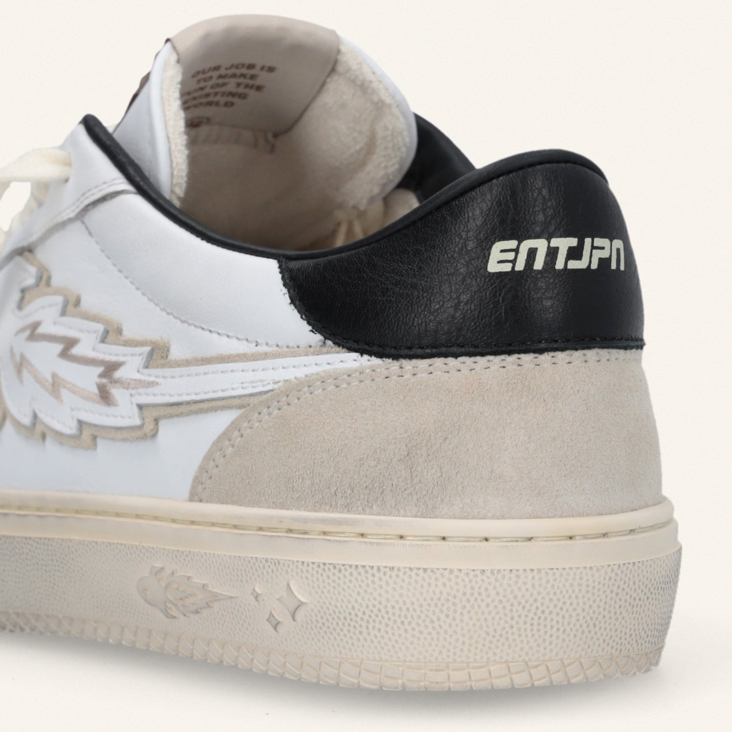 Entjpn Jupiter Rocket - sneakers unisex in pelle bianca