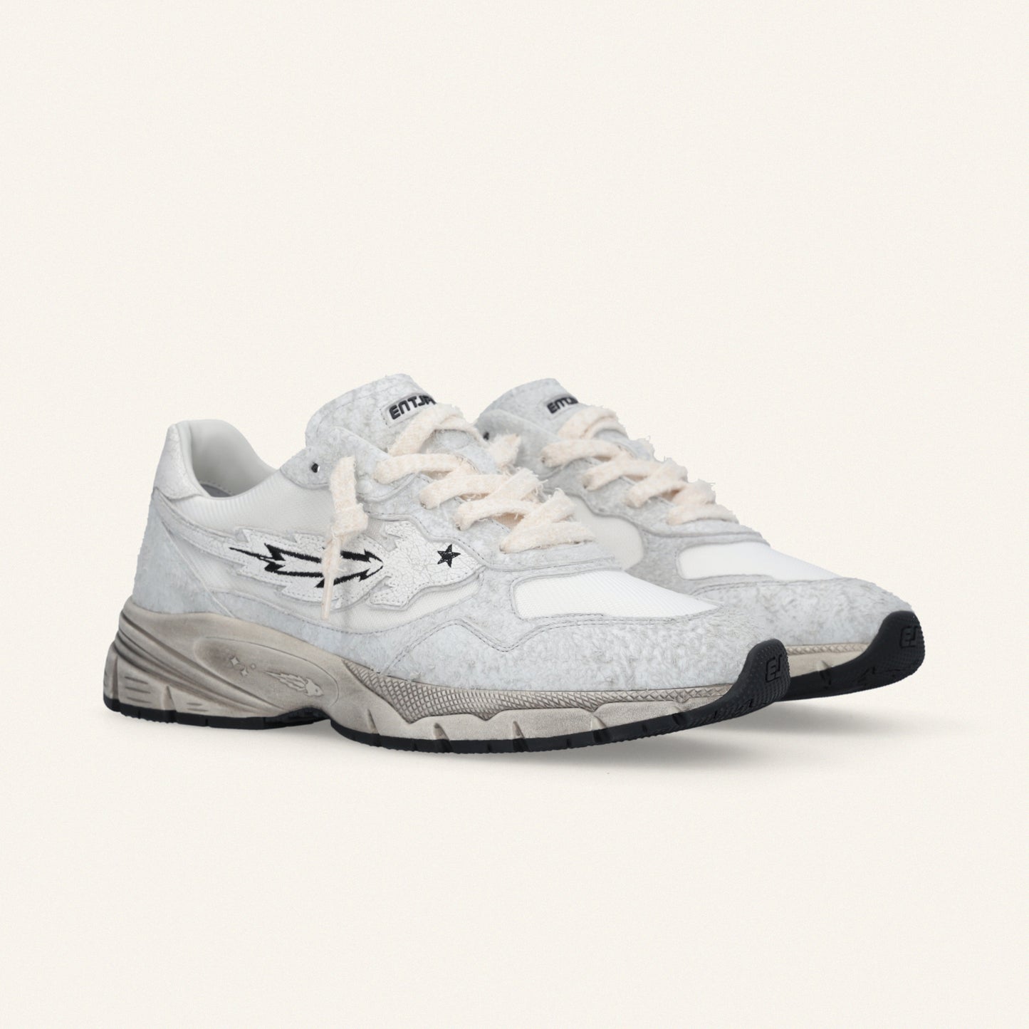 Entjpn Run Rocket - sneakers crackle bianca man