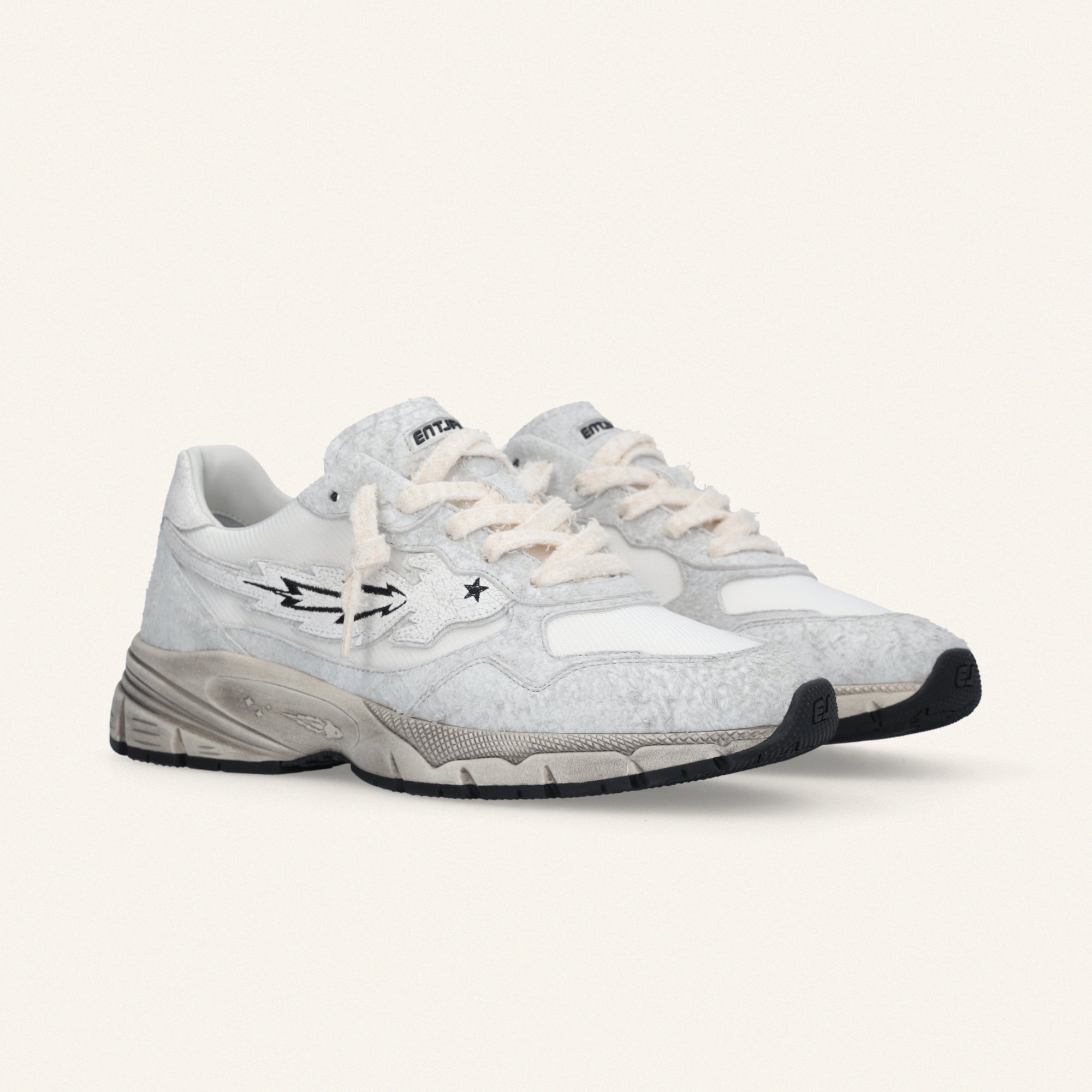 Entjpn Run Rocket - sneakers crackle bianca man