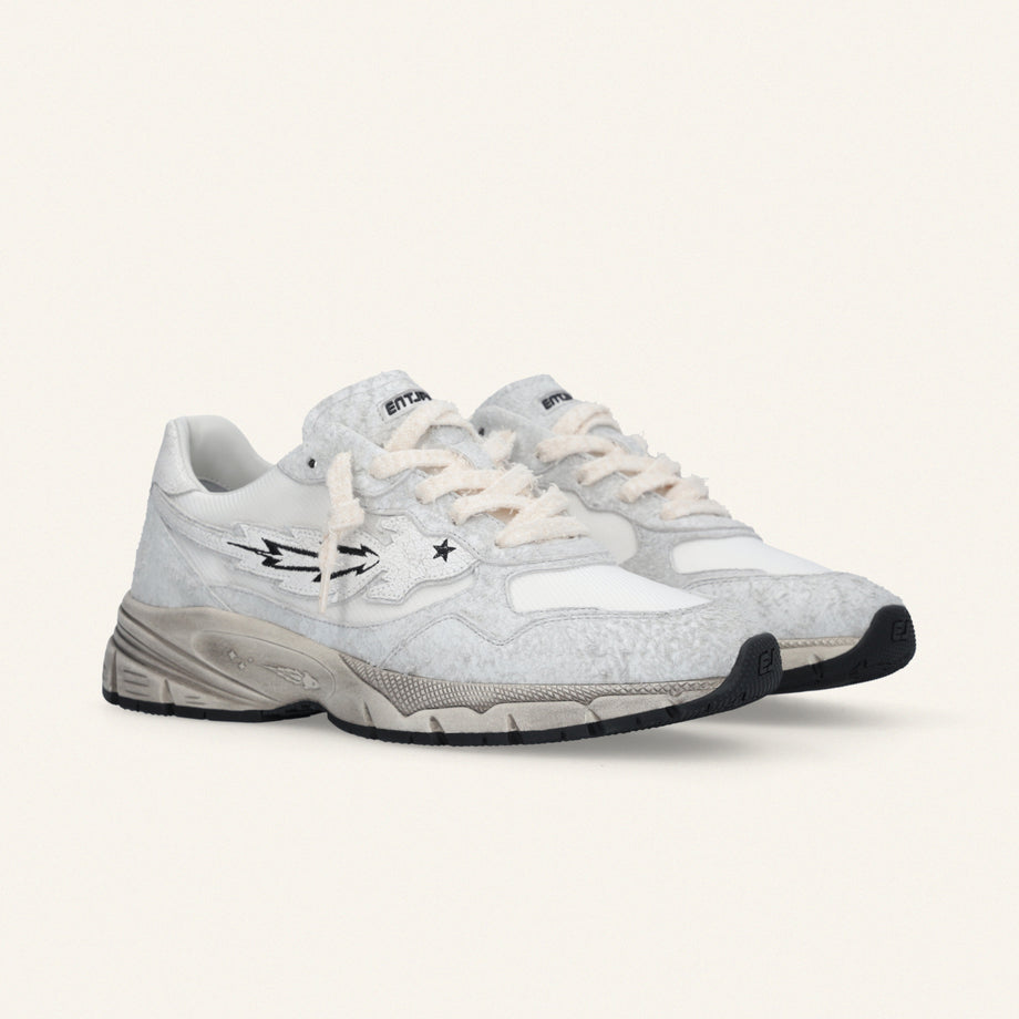 Entjpn Run Rocket - sneakers crackle bianca man