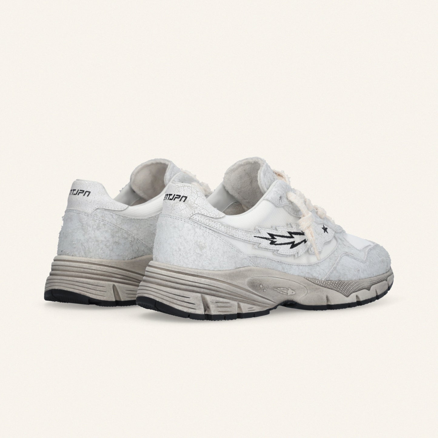 Entjpn Run Rocket - sneakers crackle bianca man