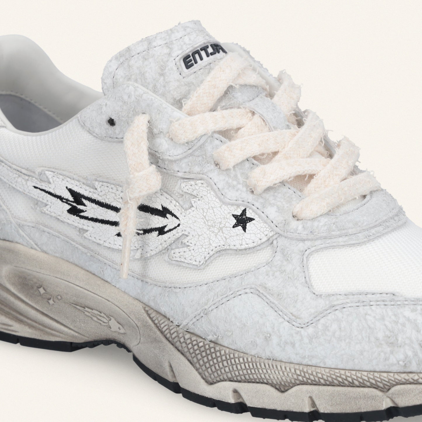 Entjpn Run Rocket - sneakers crackle bianca man