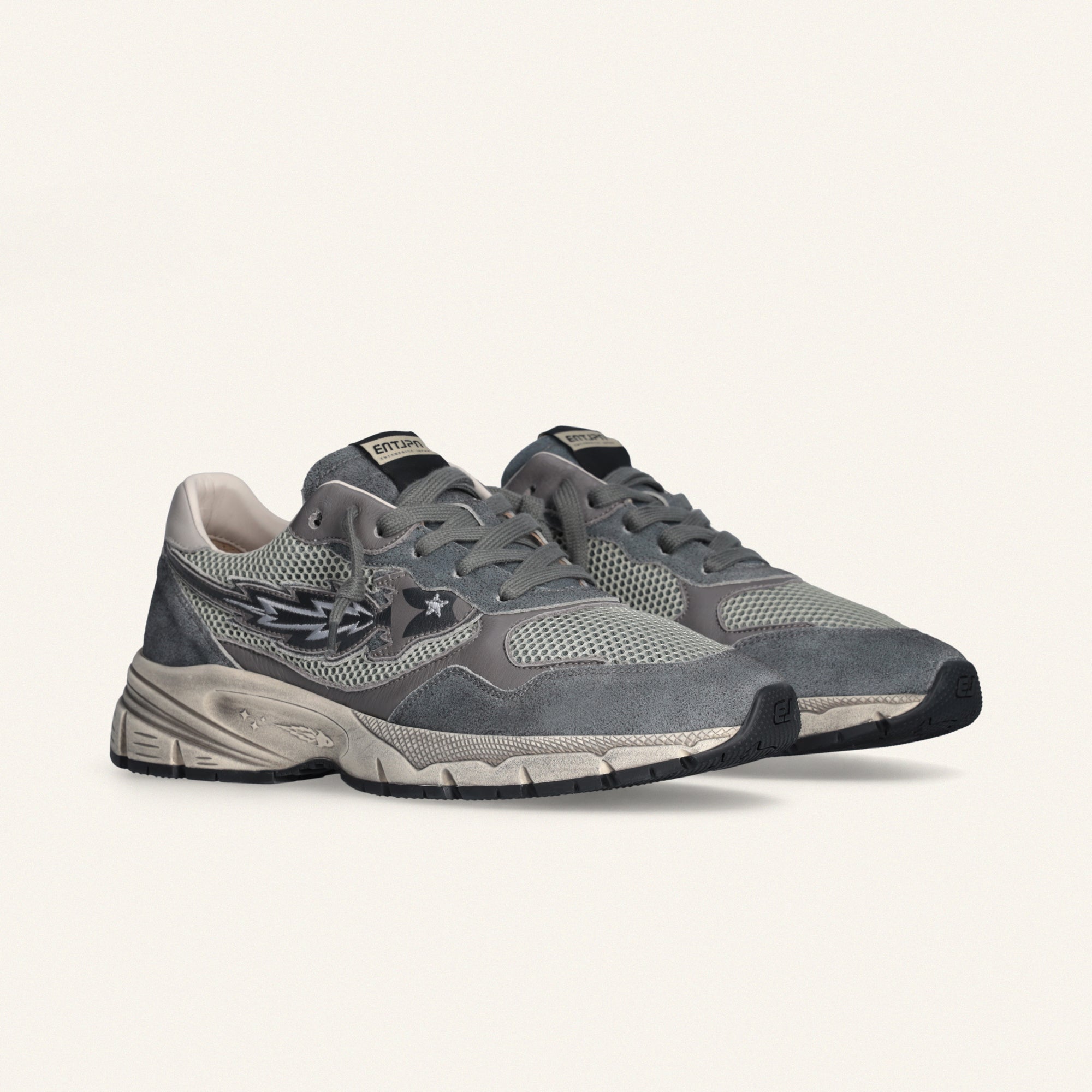 Entjpn Run Rocket - sneakers running man grigio