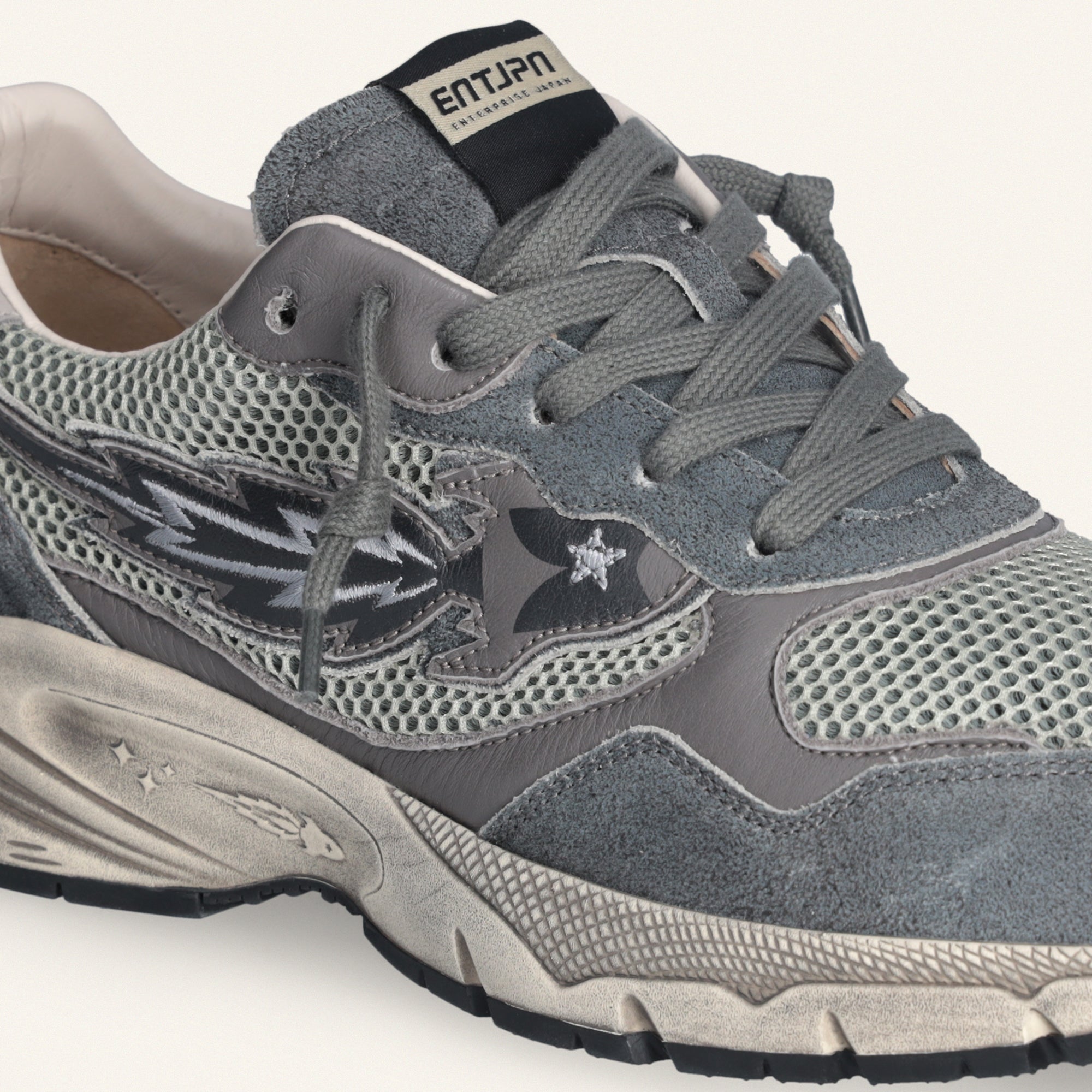 Entjpn Run Rocket - sneakers running man grigio