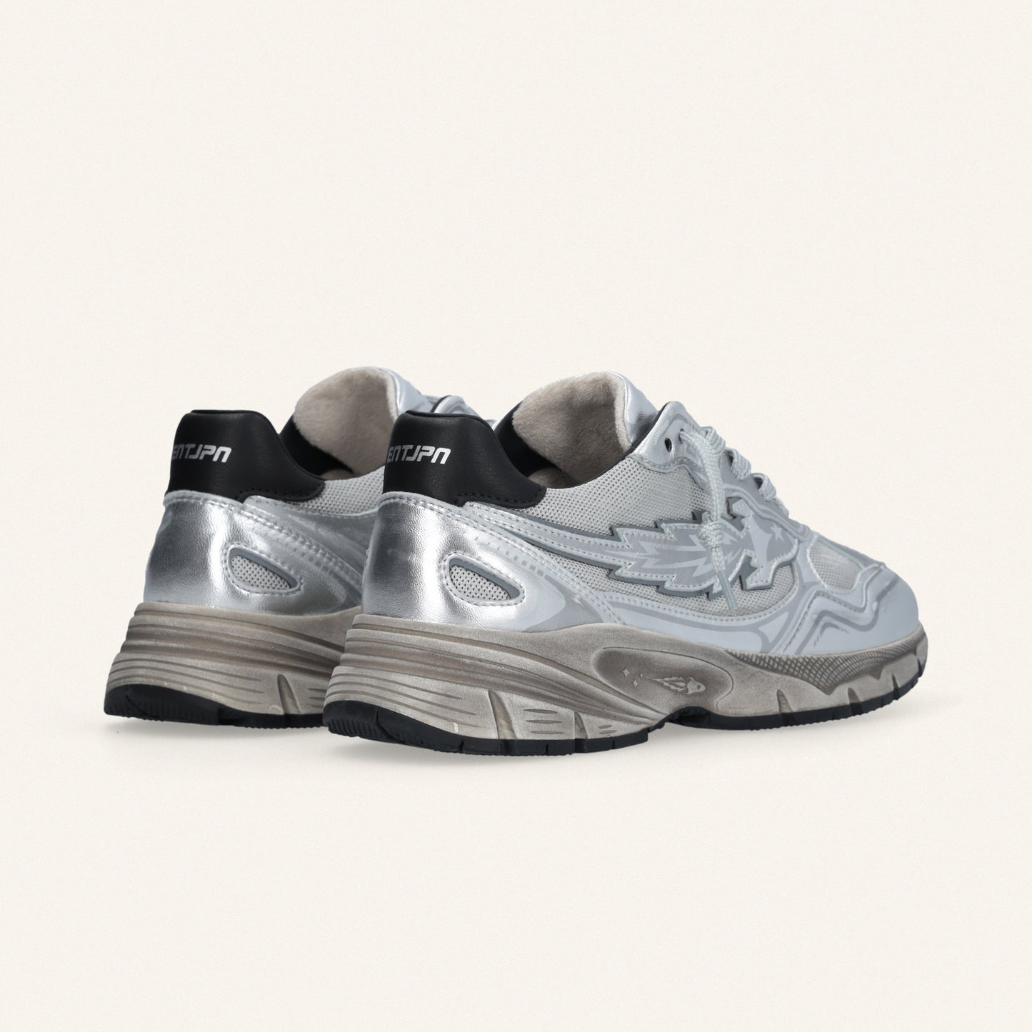 Entjpn Run Rocket - sneakers running unisex argento