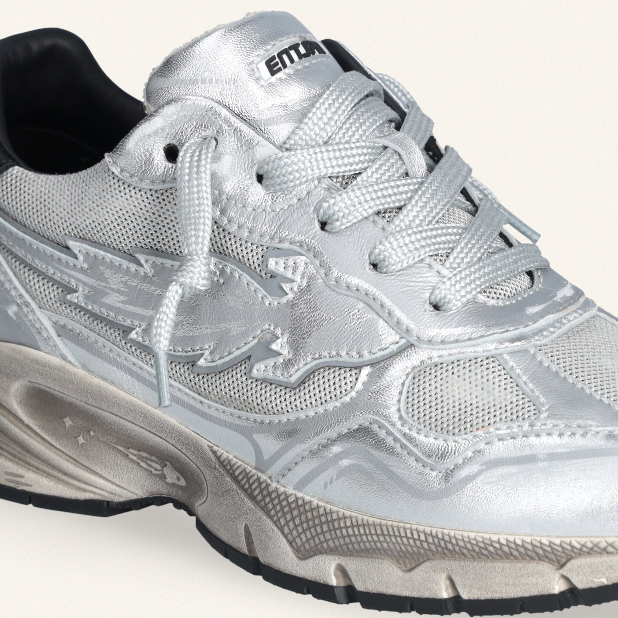 Entjpn Run Rocket - sneakers running unisex argento