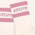 Calzini con logo ENTJPN e stripes rosa