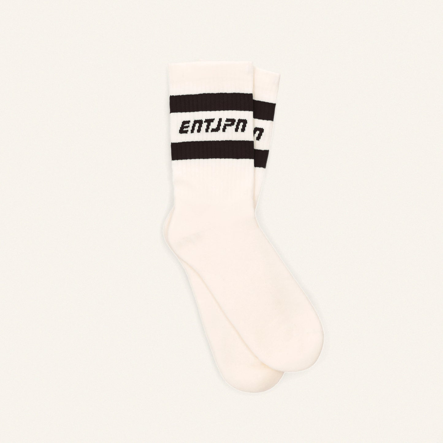 Calzini con logo ENTJPN e stripes nere