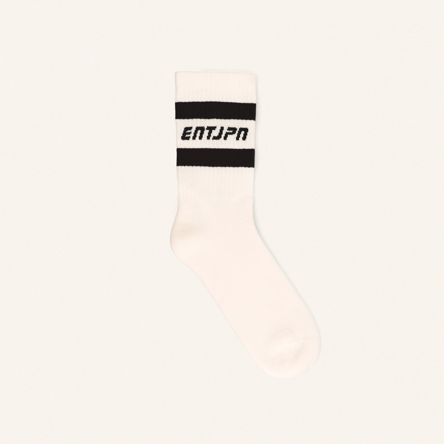 Calzini con logo ENTJPN e stripes nere