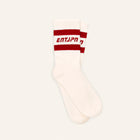 Calzini con logo ENTJPN e stripes rosse