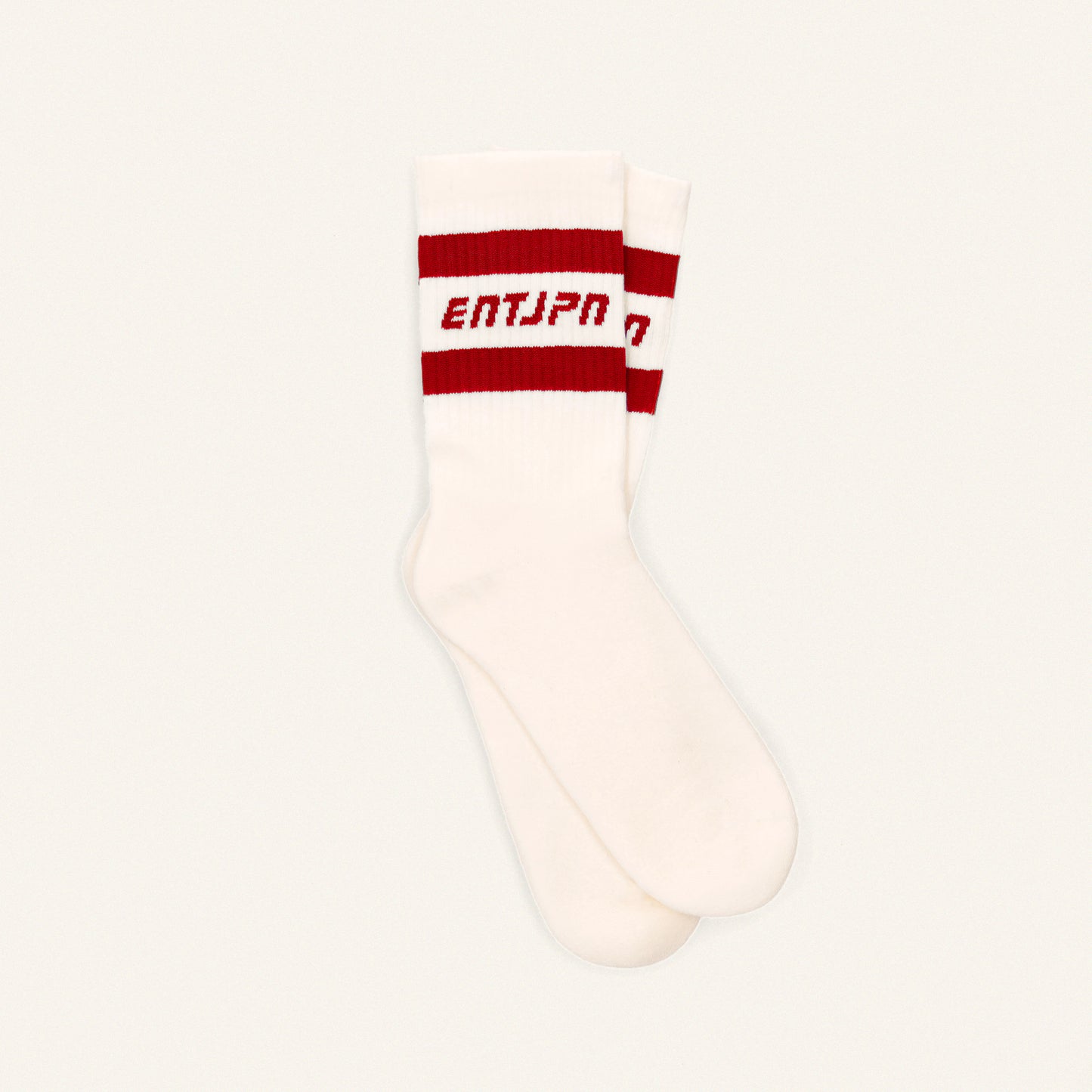 Calzini con logo ENTJPN e stripes rosse