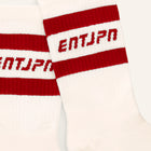 Calzini con logo ENTJPN e stripes rosse