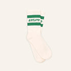 Calzini con logo ENTJPN e stripes color menta