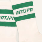 Calzini con logo ENTJPN e stripes color menta