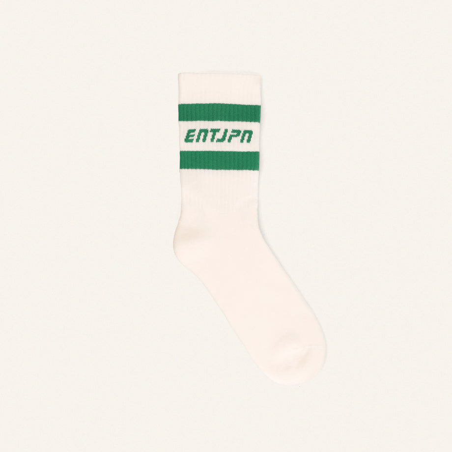 Calzini con logo ENTJPN e stripes color menta image