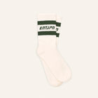 Calzini con logo ENTJPN e stripes color military