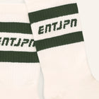 Calzini con logo ENTJPN e stripes color military