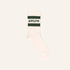 Calzini con logo ENTJPN e stripes color military